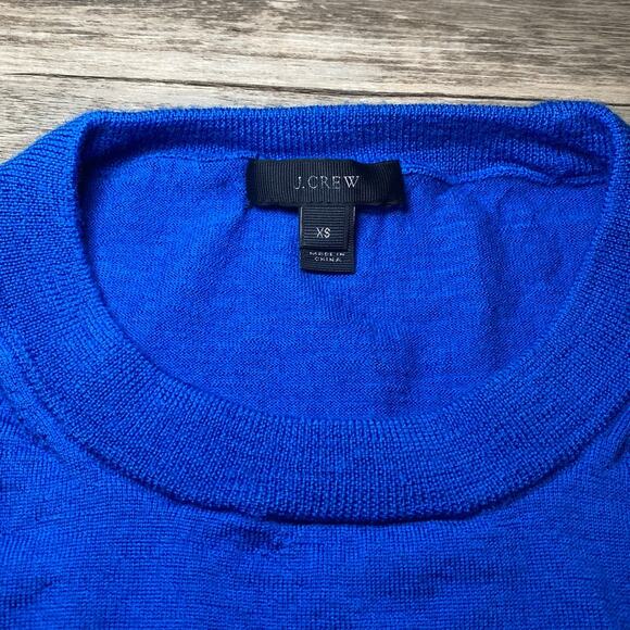 J. Crew Blue Quarter Sleeve Sweater - Size XS - Great Condition - Picture 3 of 11
